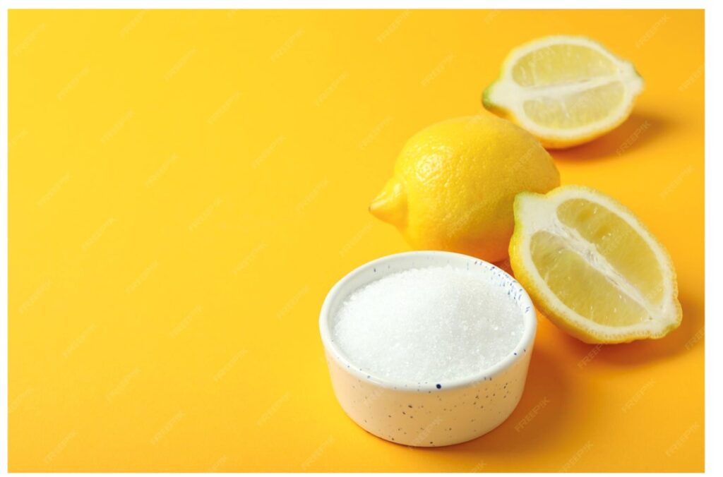 Lemon cut slices
